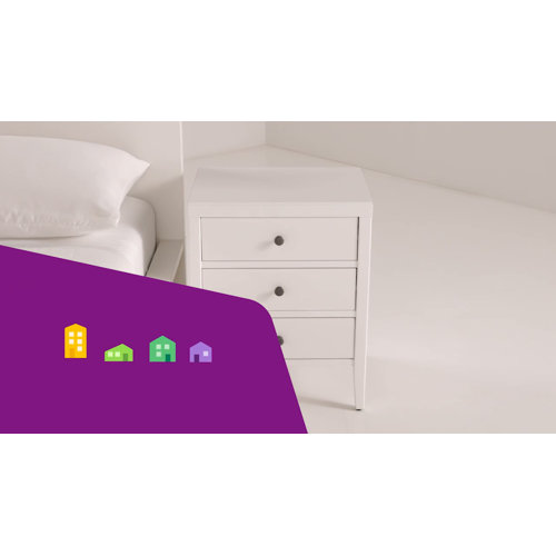 Andover Mills™ Rushville Solid + Manufactured Wood Nightstand & Reviews Wayfair